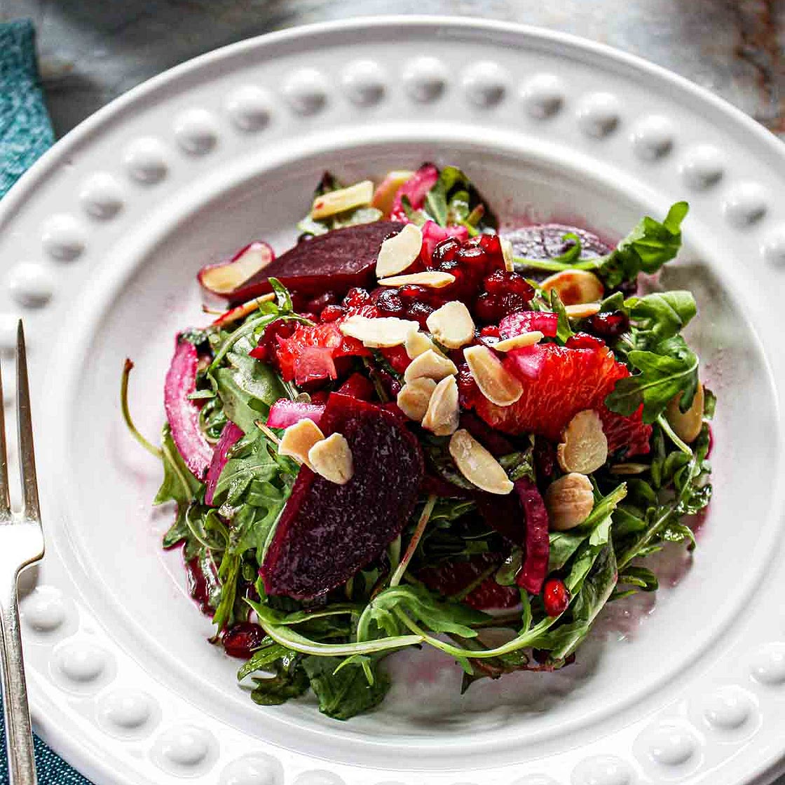 Roasted Beet Salad with Blood Oranges (For The Holiday Table!)