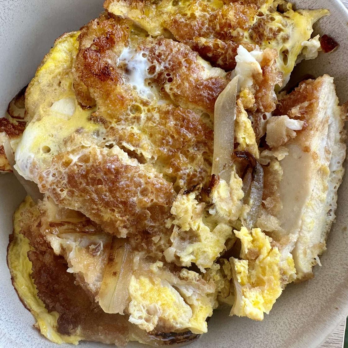 Chicken Katsudon (Japanese Chicken Cutlet Rice Bowl)