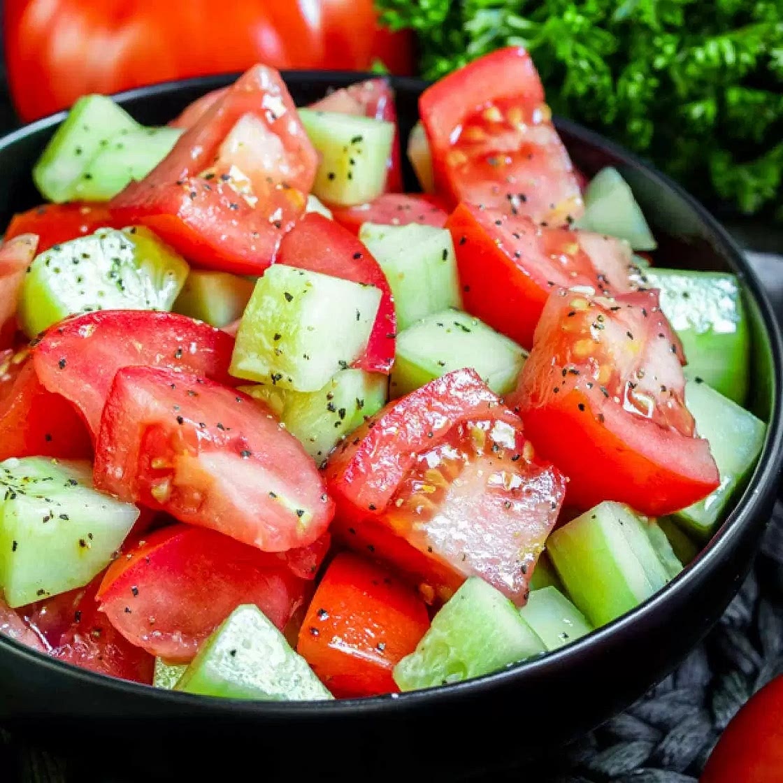 Cucumber and Tomato Salad