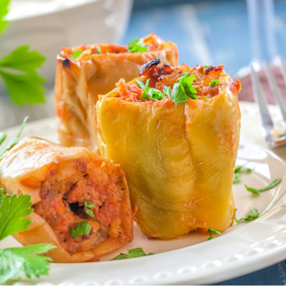 Crock-Pot Stuffed Green Peppers Recipe