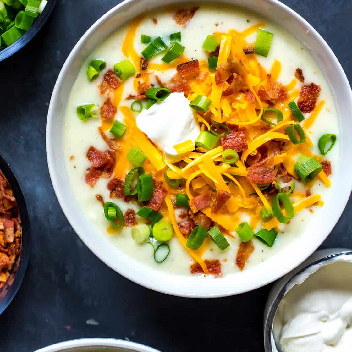 Instant Pot Loaded Baked Potato Soup