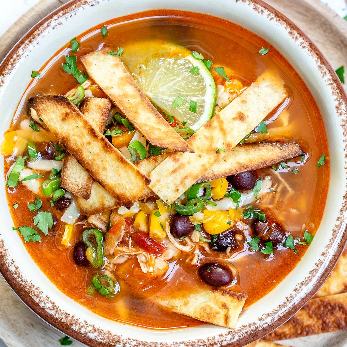 Make this Chicken Tortilla Soup in Your Instant Pot, Crockpot or Stockpot!