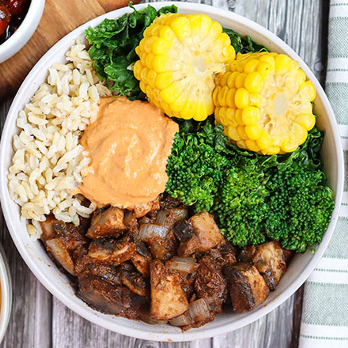 Mushroom Barbacoa Bowl