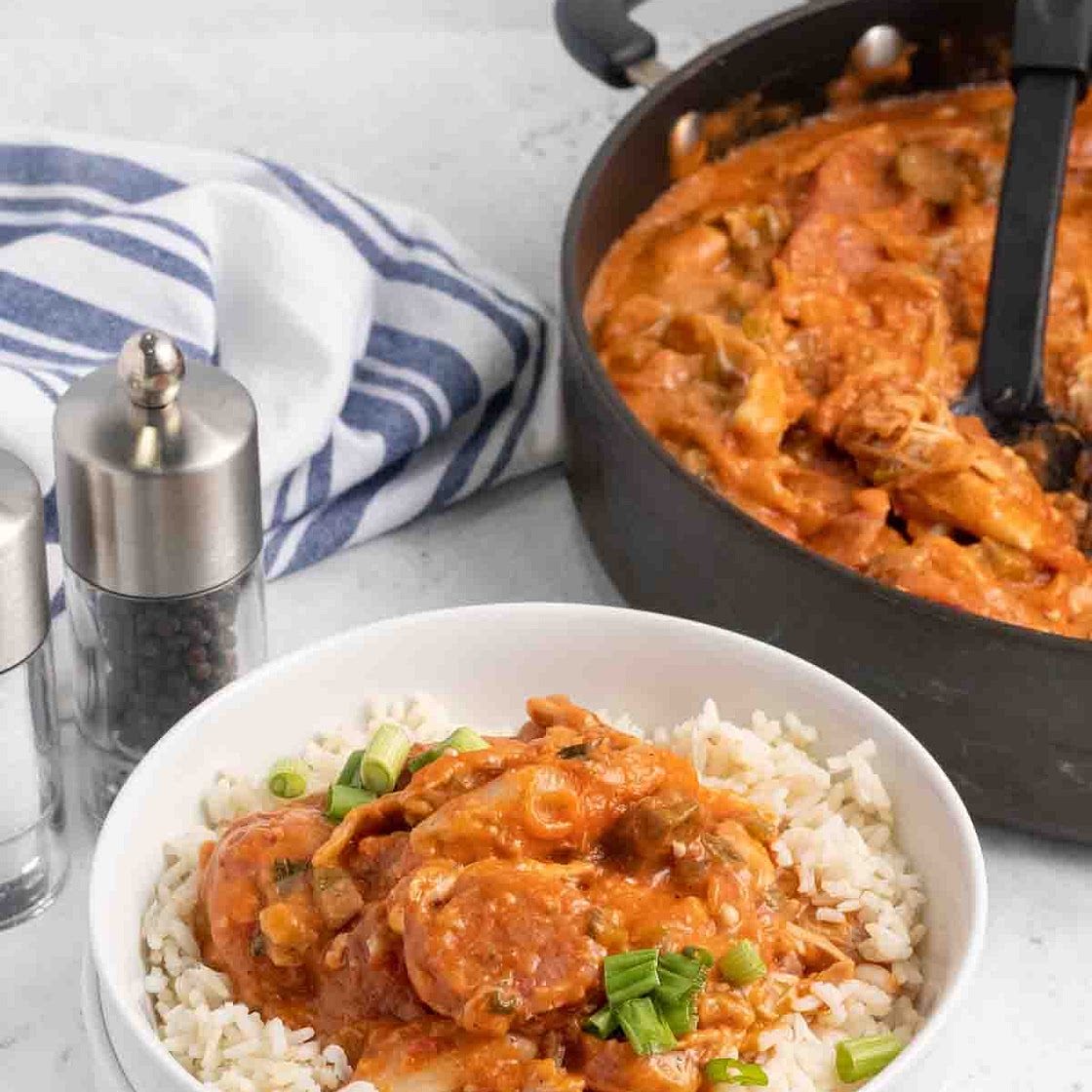 Quick and Easy Skillet Chicken Gumbo Recipe