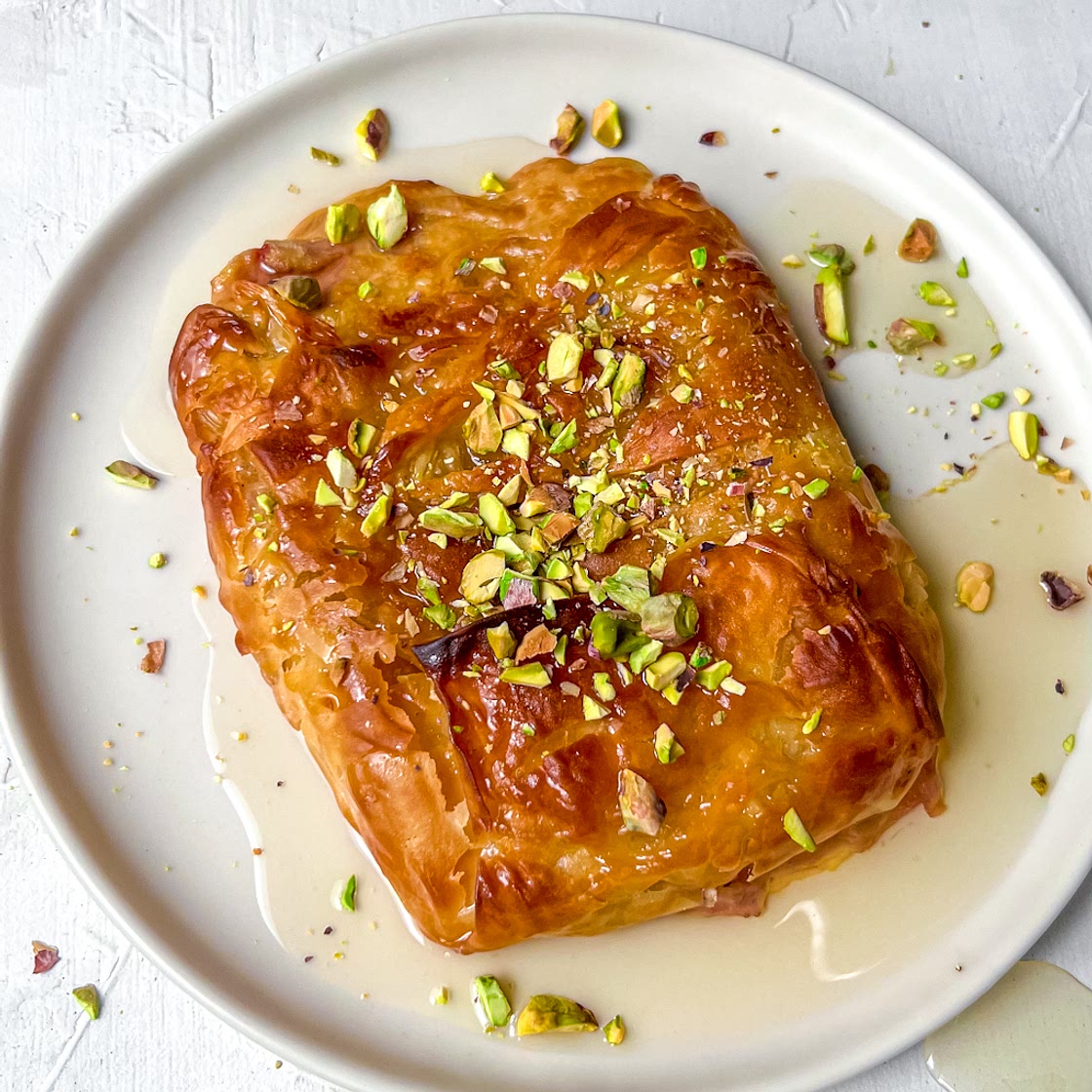 Strawberry Custard Baklava