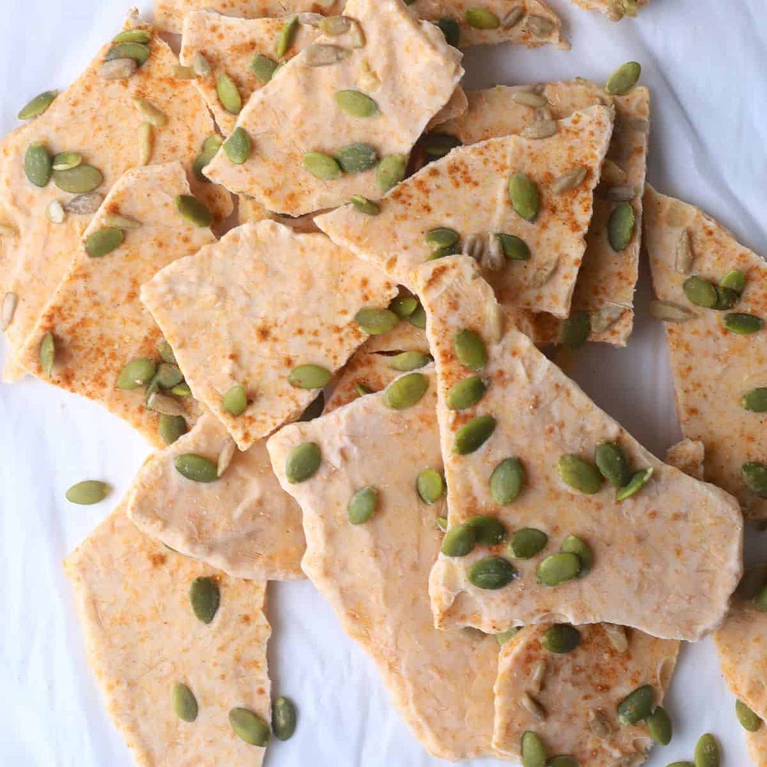 Sugar Free Maple Pumpkin Yogurt Bark