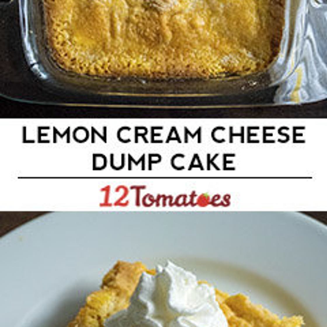 Lemon Cream Cheese Dump Cake