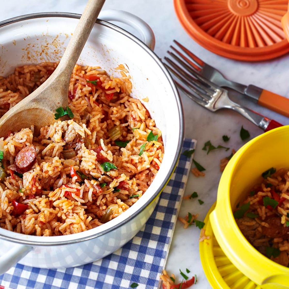 Chicken and chorizo jambalaya