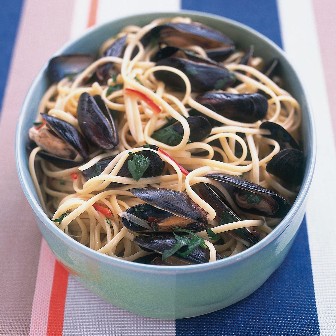Linguine With Mussels