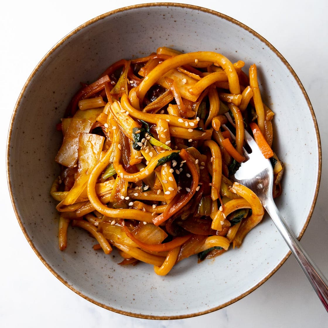 Korean-Style Spicy Noodles