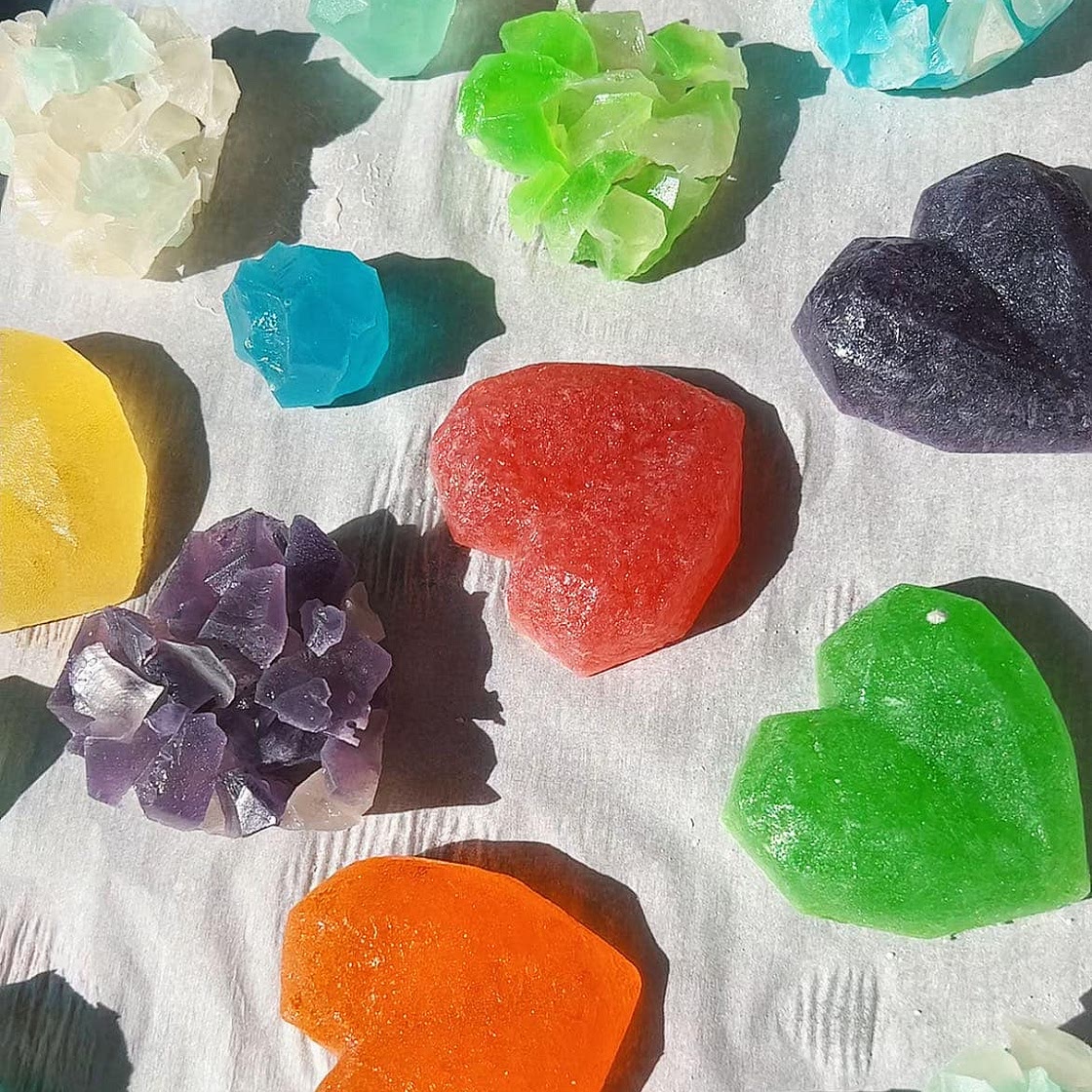 Edible Crystals (Easy Kohakutou Clusters Recipe)