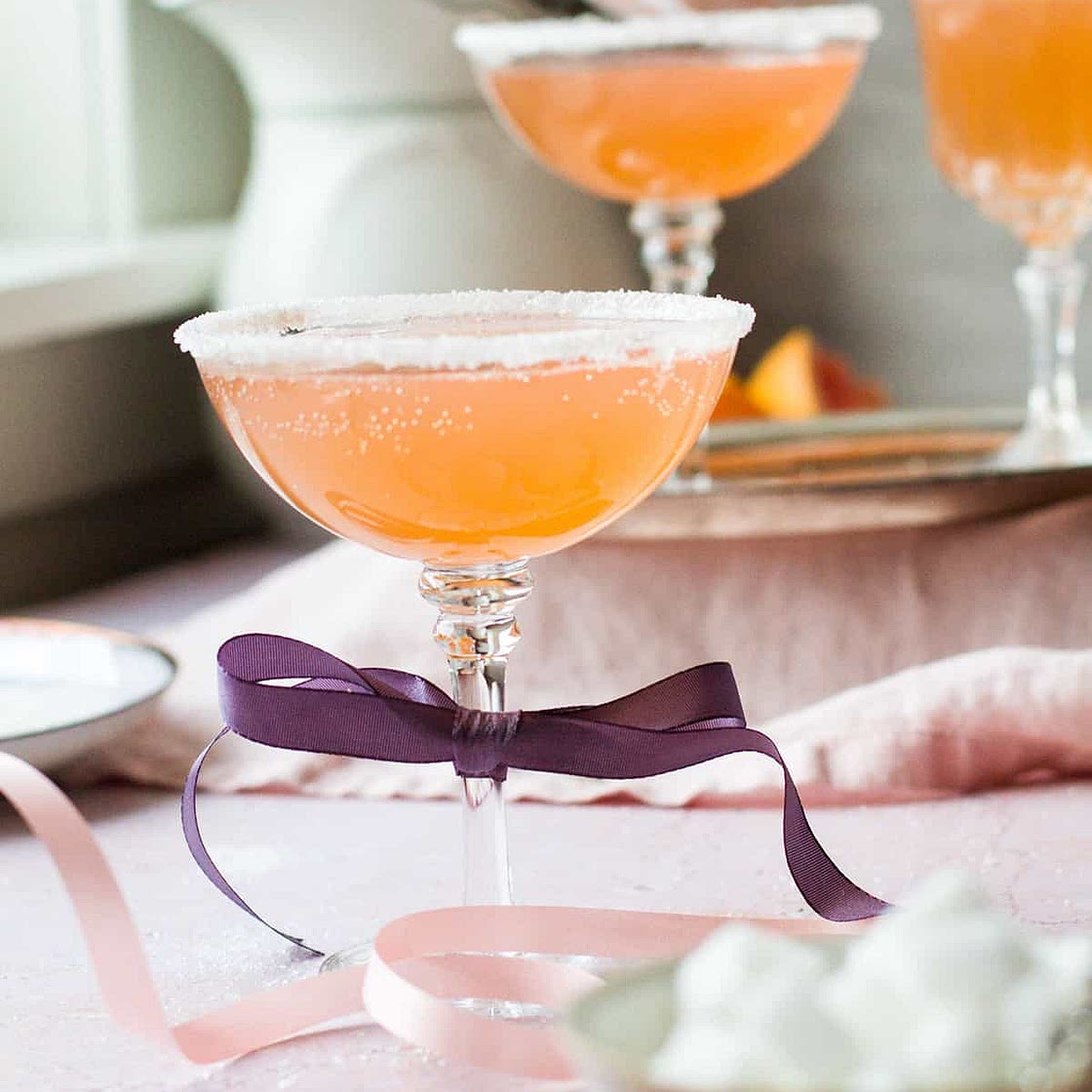 Sugar Plum Fairy's Plum Drink - New Year's Eve Cocktail