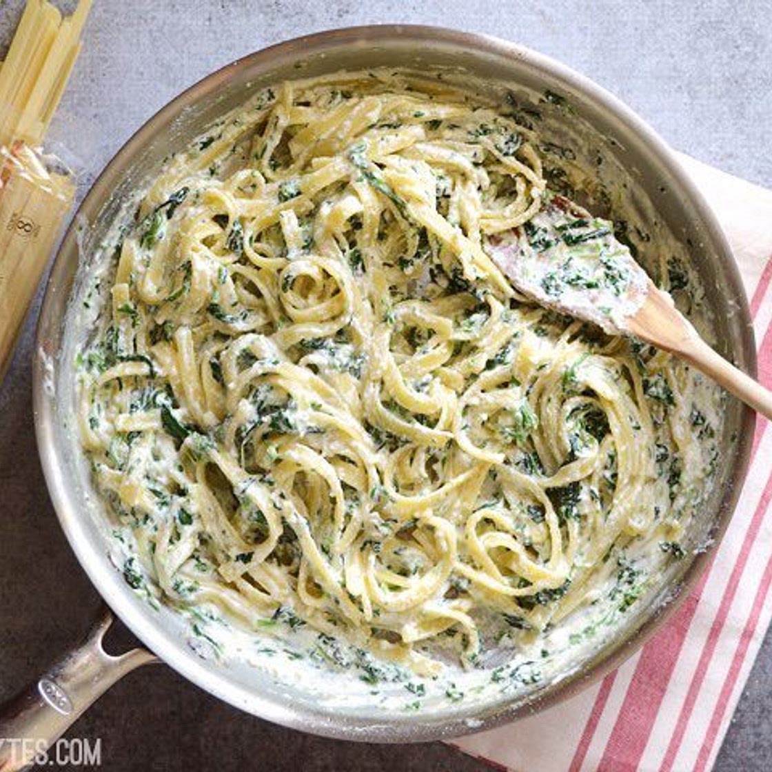 Easy Spinach Ricotta Pasta