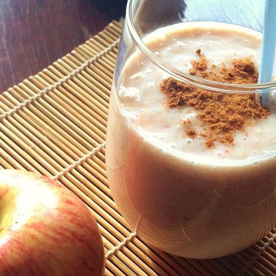 Vitamina de frutas com aveia