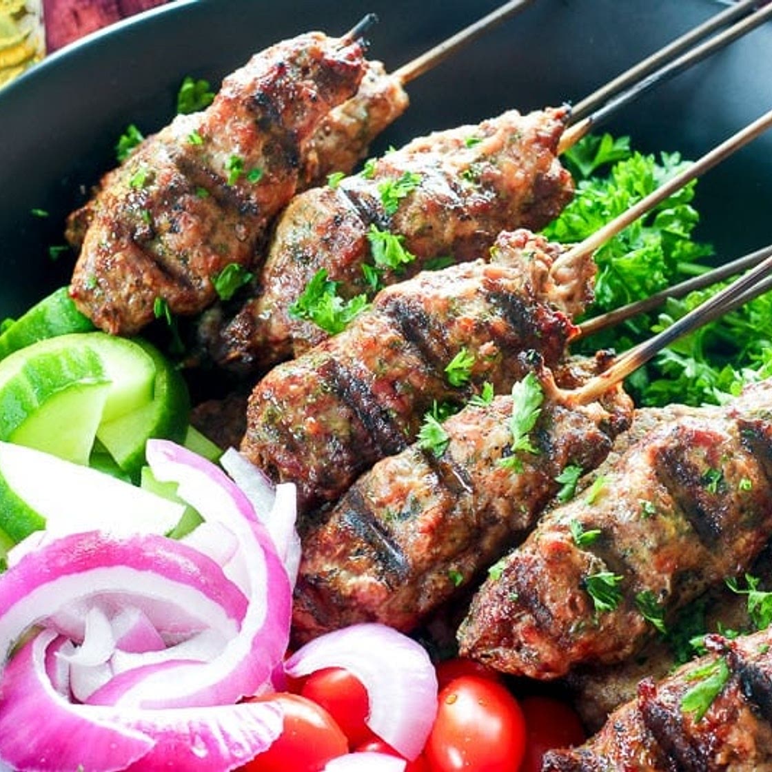 Ground Beef Kebabs (Grill or Oven)
