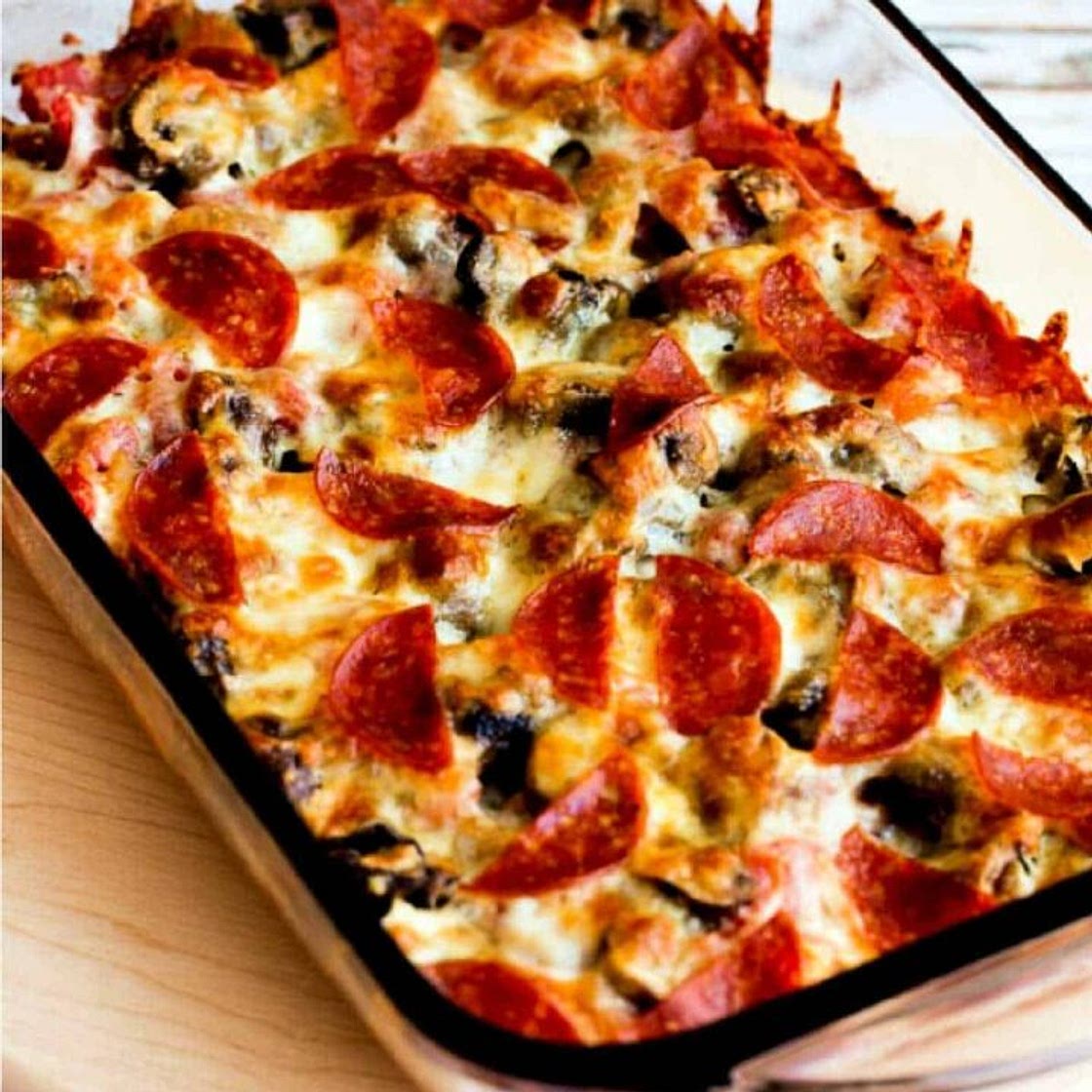 Low-Carb Deconstructed Pizza Casserole