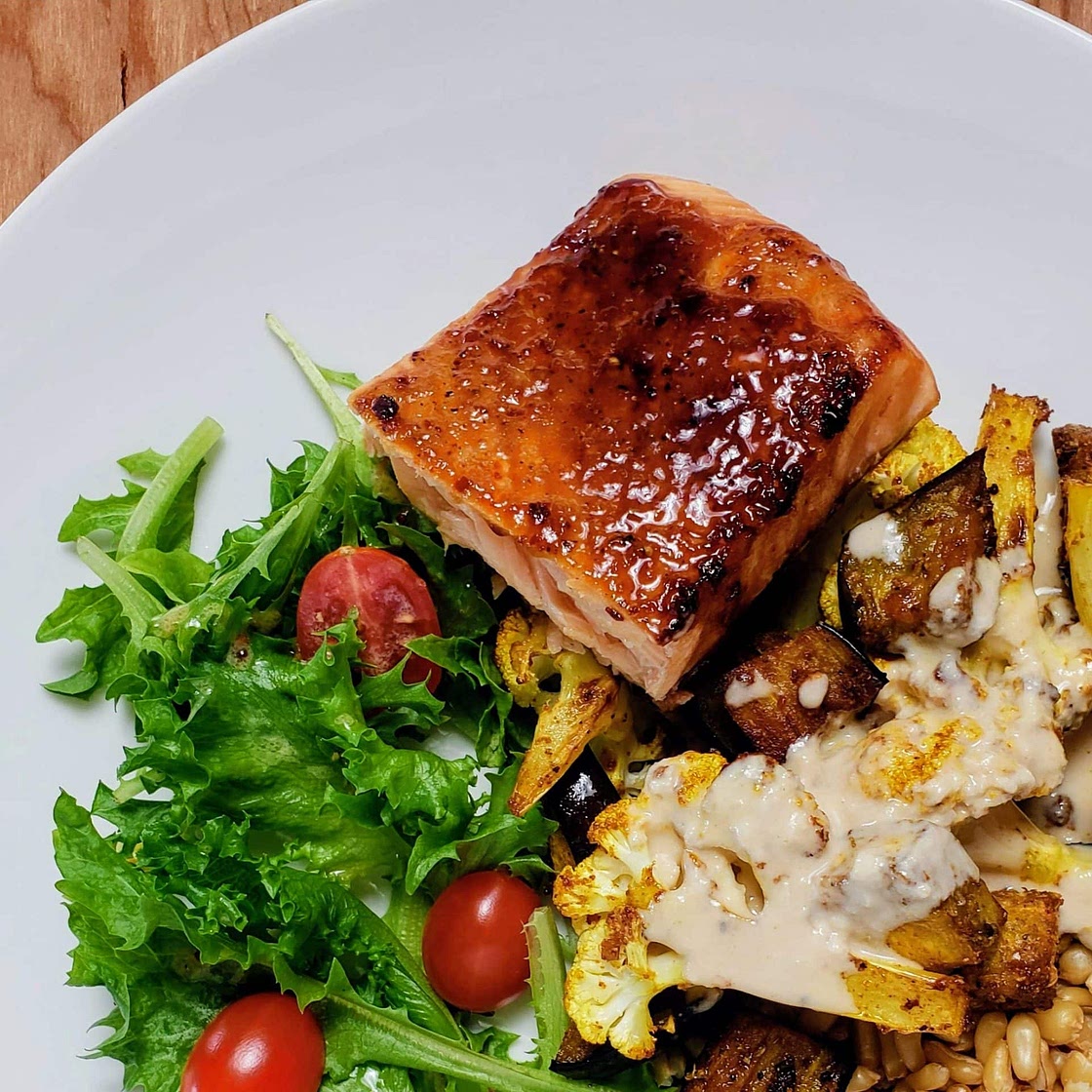 Pomegranate Glazed Salmon