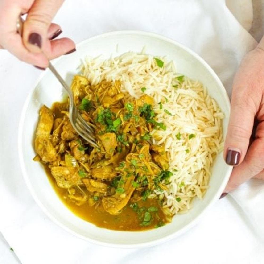 Slow Cooker Chicken Curry - easiest EVER recipe