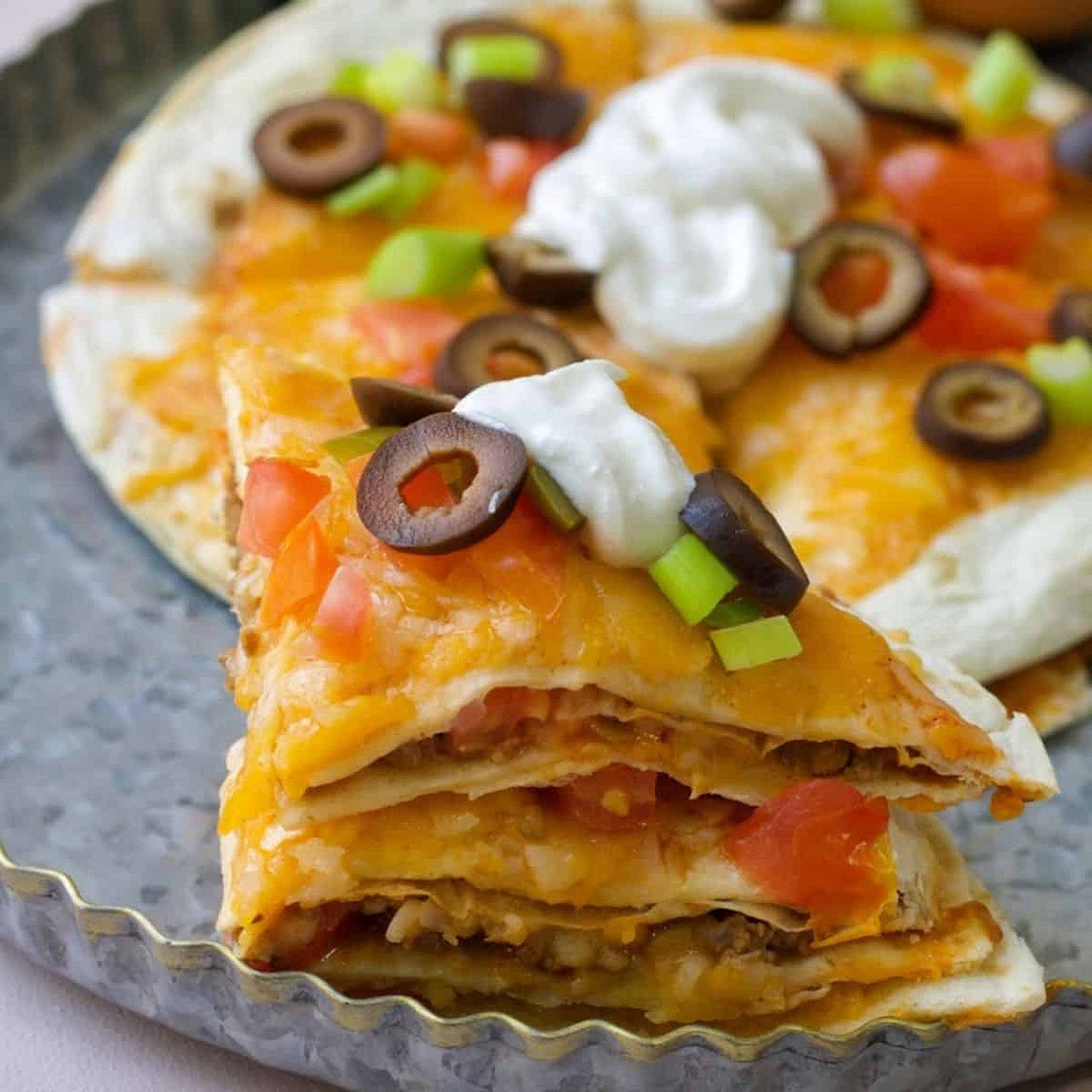 Taco Bell Keto Mexican Pizza