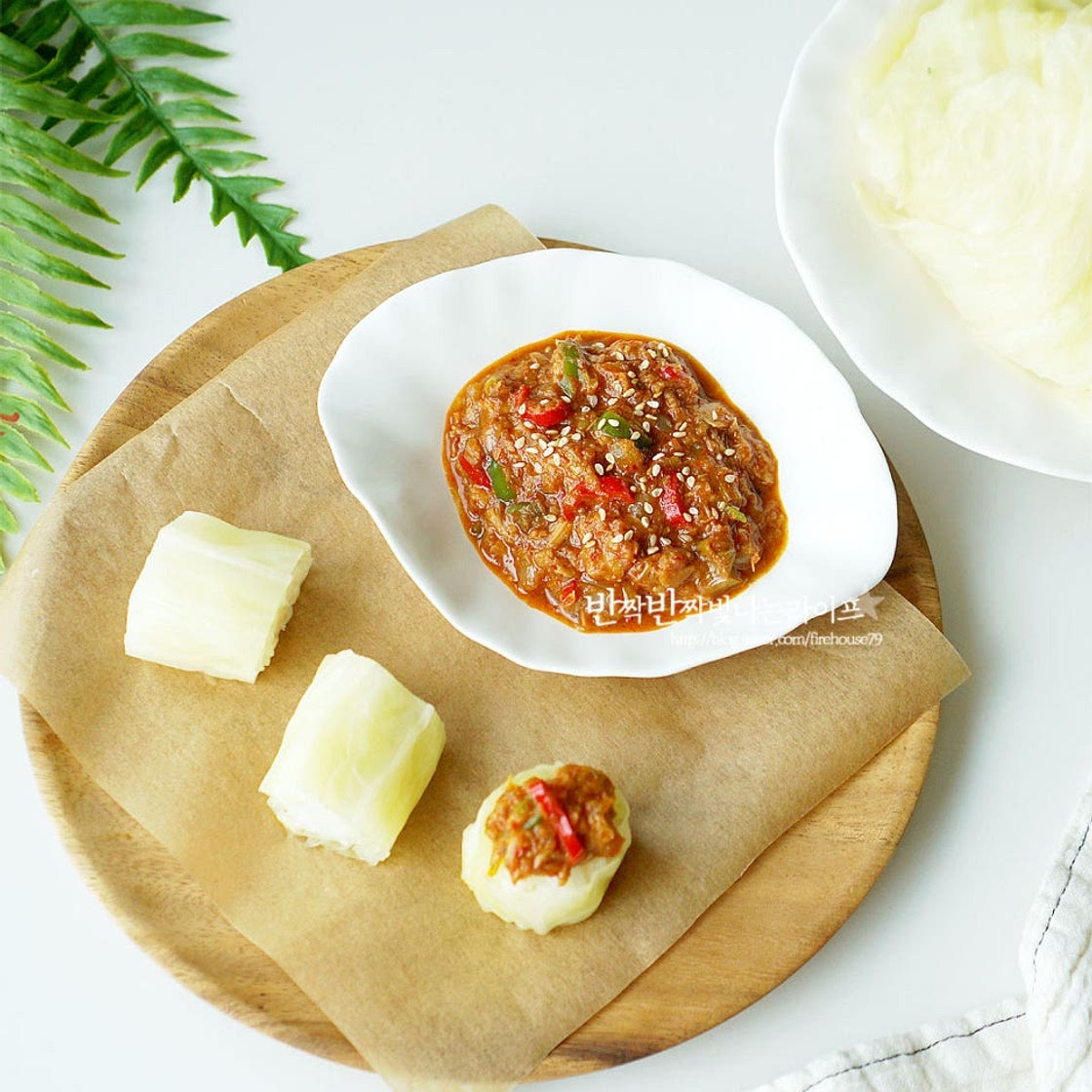 참치 쌈장 만드는법 백종원 양배추 참치쌈장 만들기