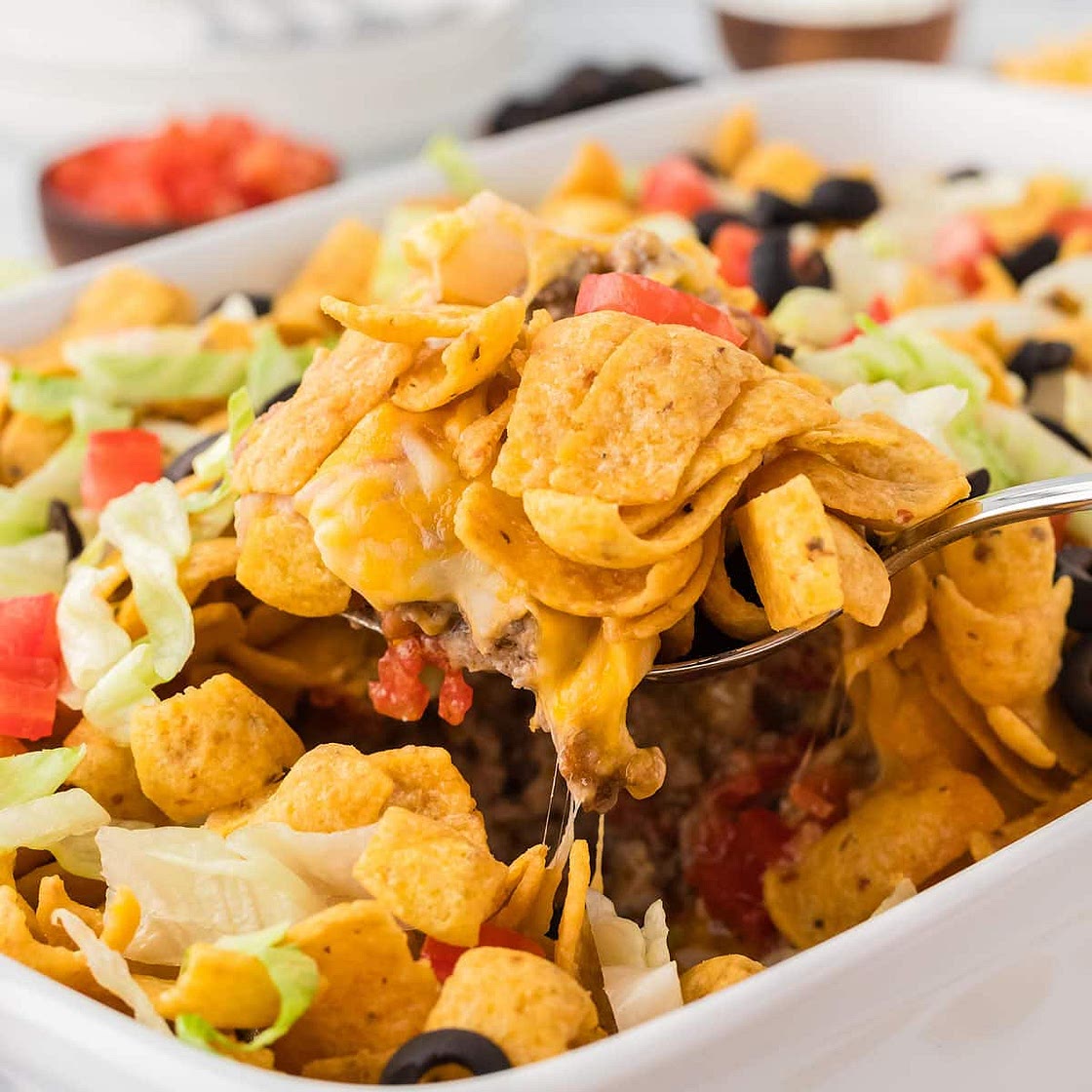 Walking Taco Casserole