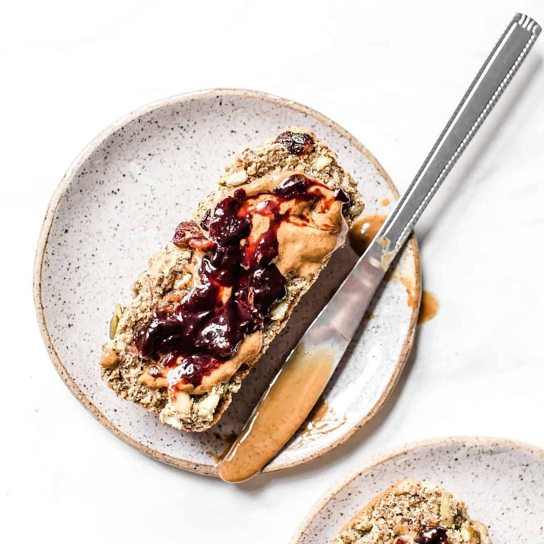 Seedy Cranberry Flax Bread