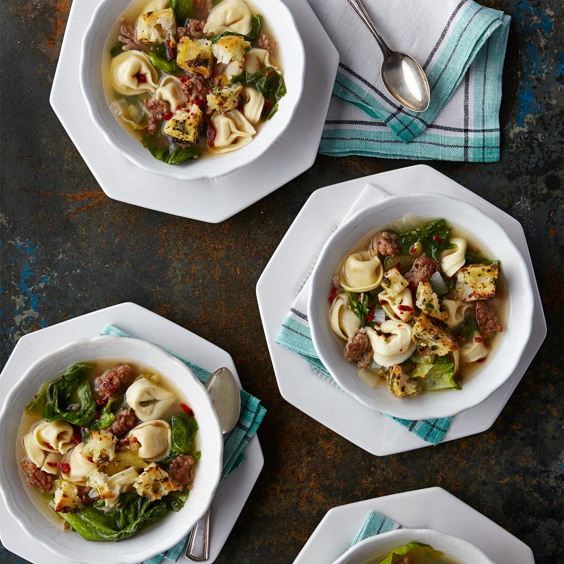 Sausage-and-Tortellini Soup