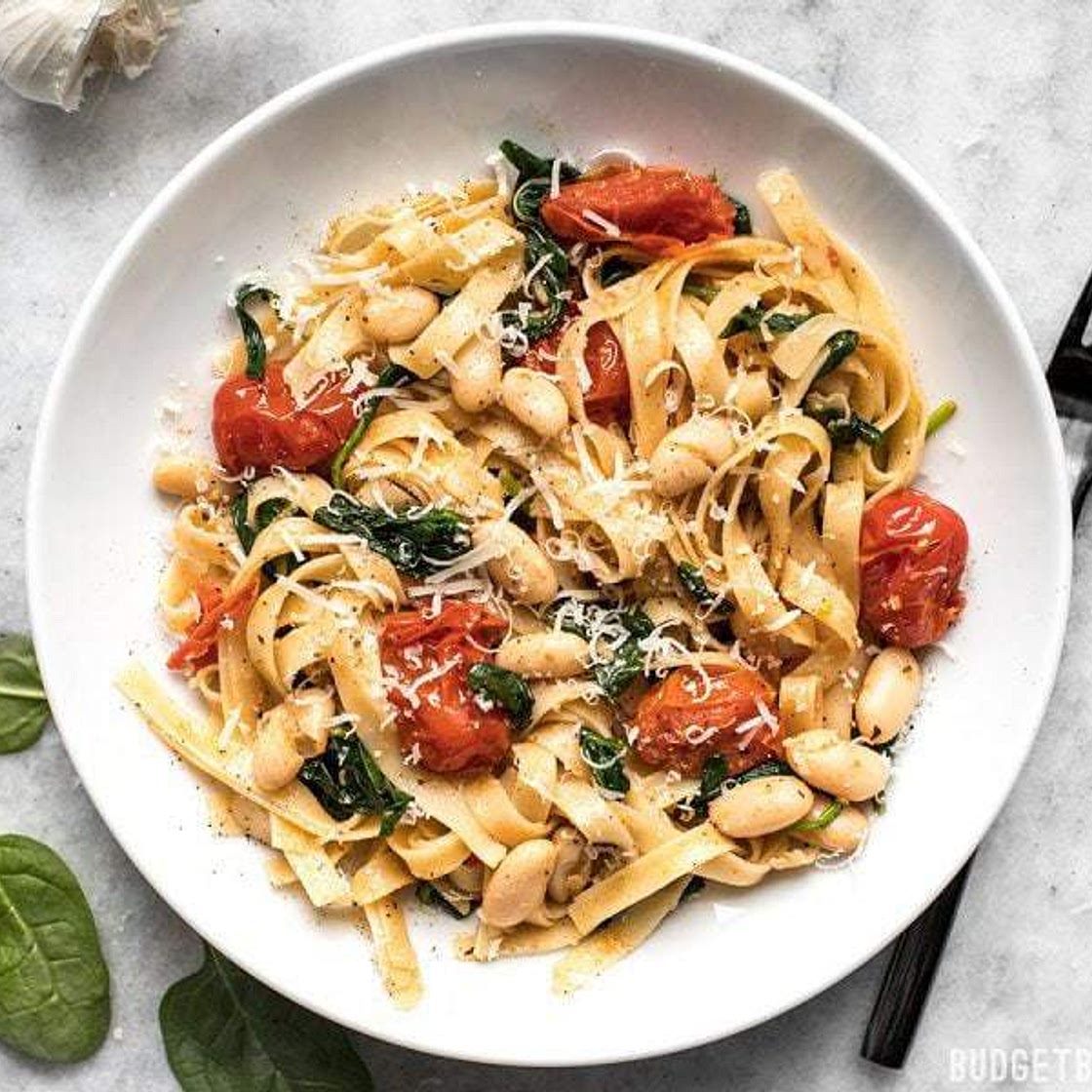 Tuscan White Bean Pasta