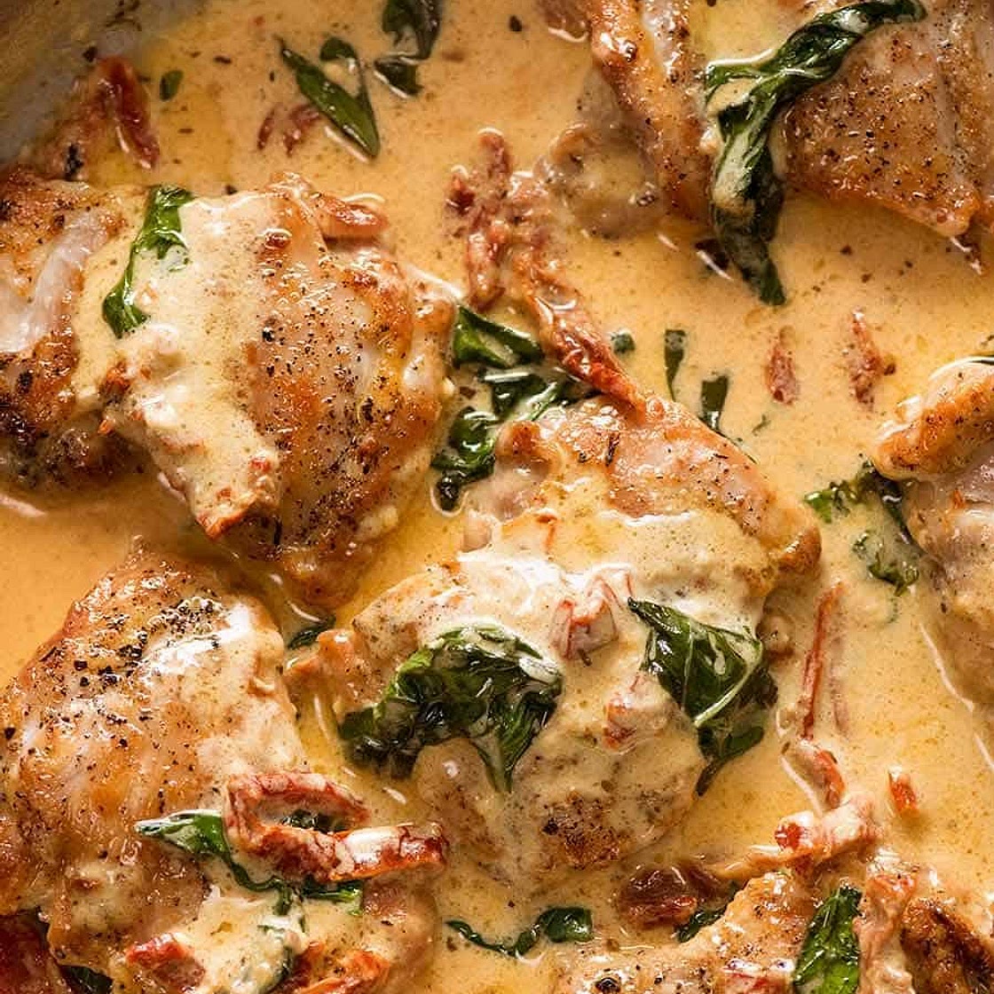 Chicken with Creamy Sun Dried Tomato Sauce
