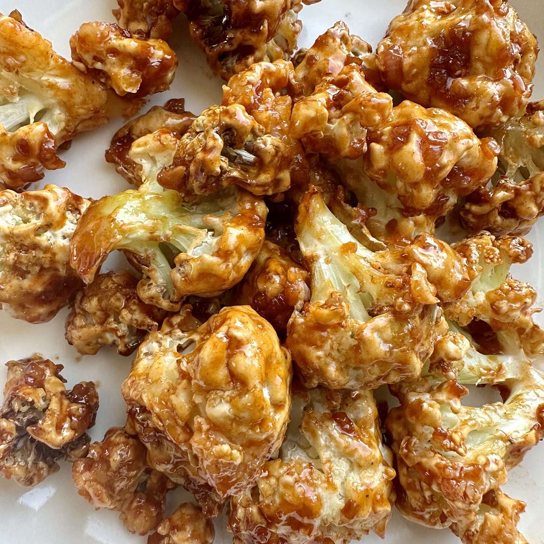 Crispy Vegan Air Fryer Korean Cauliflower