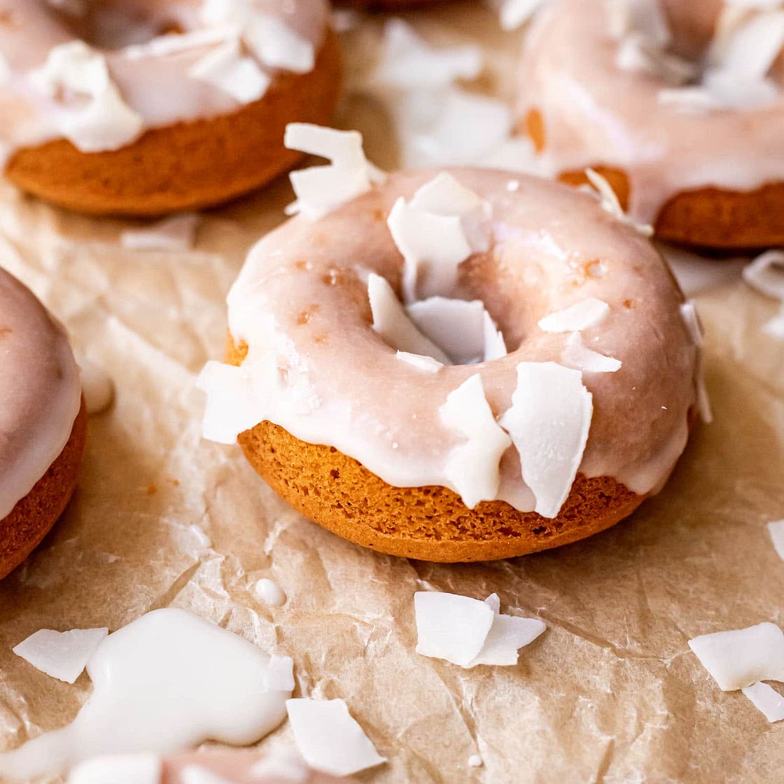 Gluten Free Thai Tea Mochi Donuts