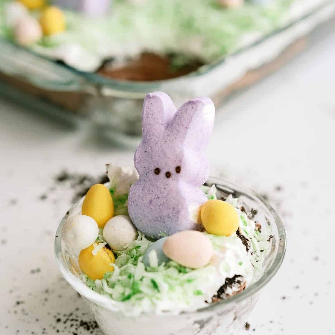 Easter Bunny Pudding Dirt Cake Recipe