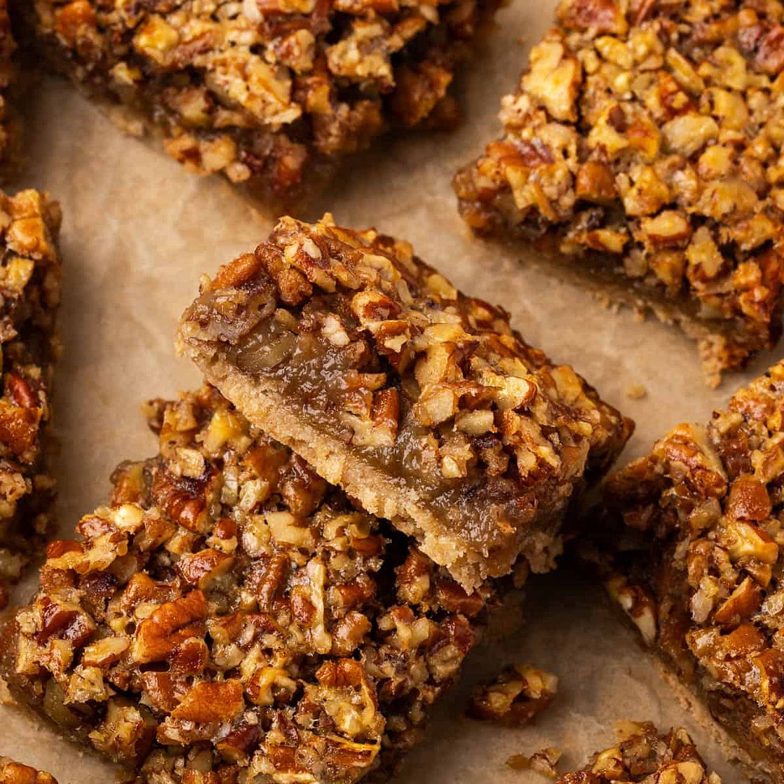 Gluten Free Pecan Pie Bars