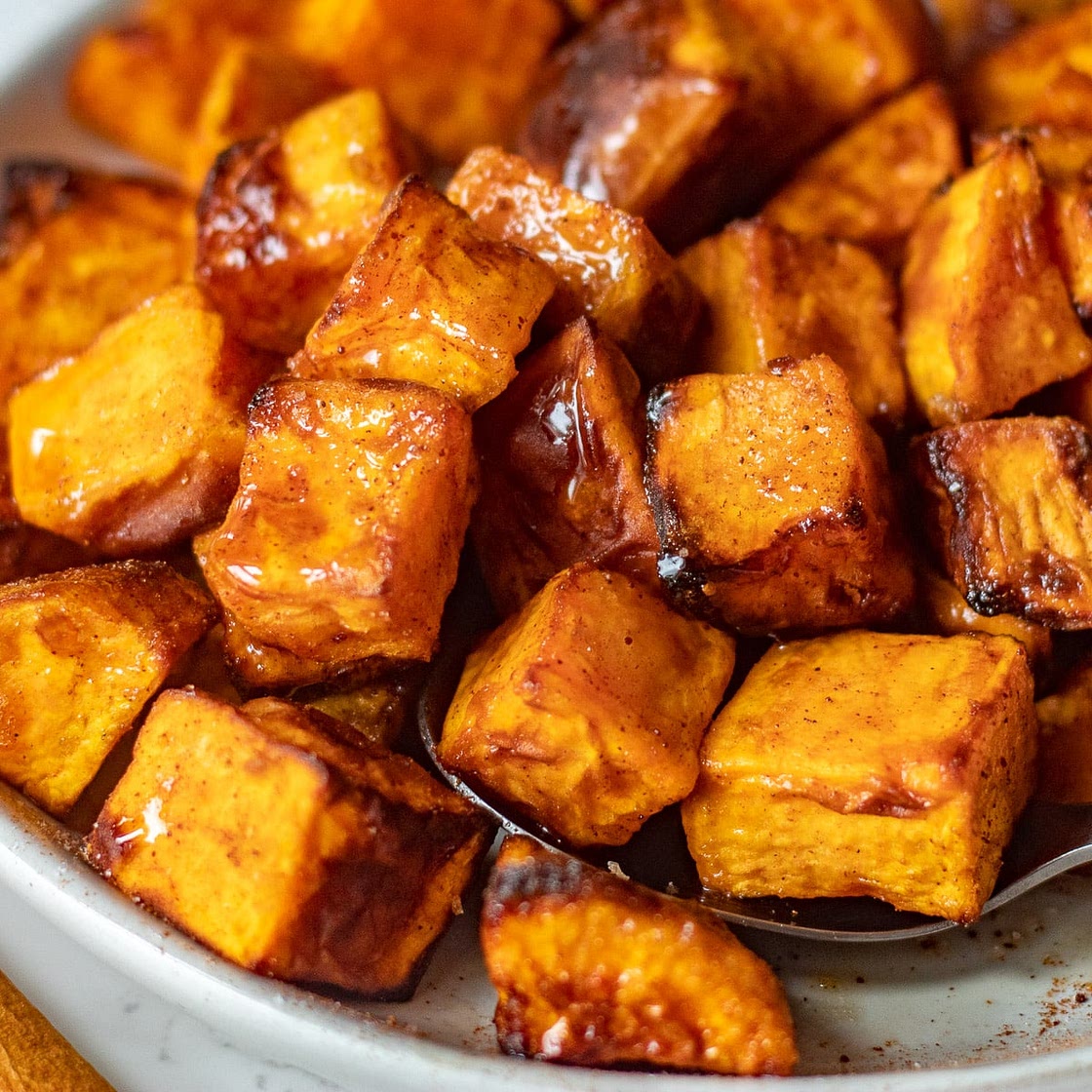 Air Fryer Sweet Potato Chunks - How to Air Fry Sweet Potato Cubes