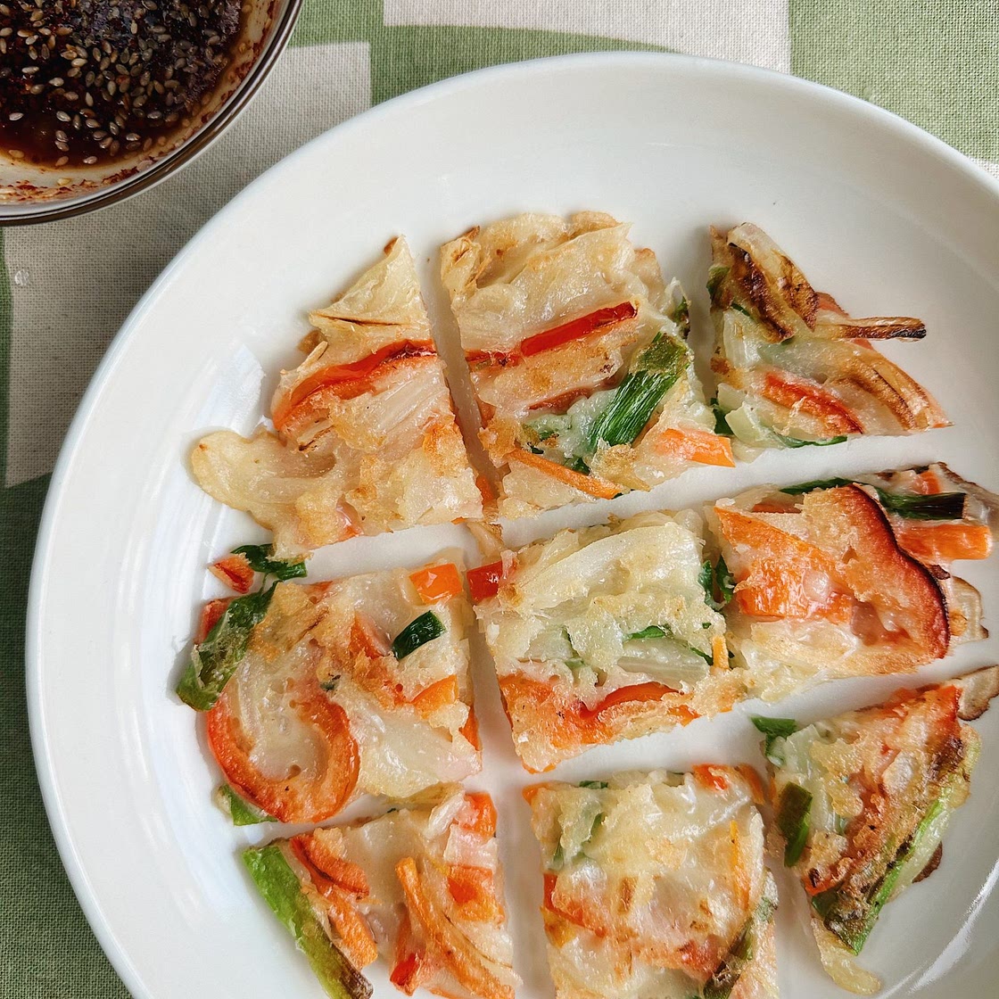 Yachaejeon (Crispy Korean Vegetable Pancakes)