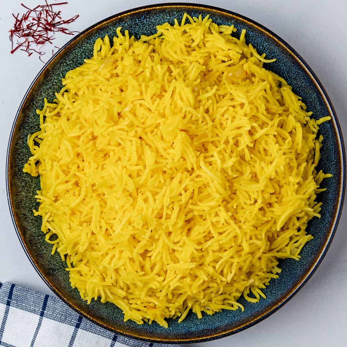 Saffron Rice (Fluffy and Ready in 20 Minutes)