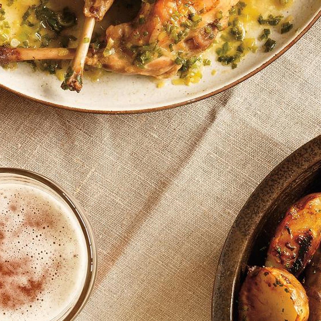 Beer-Braised Rabbit