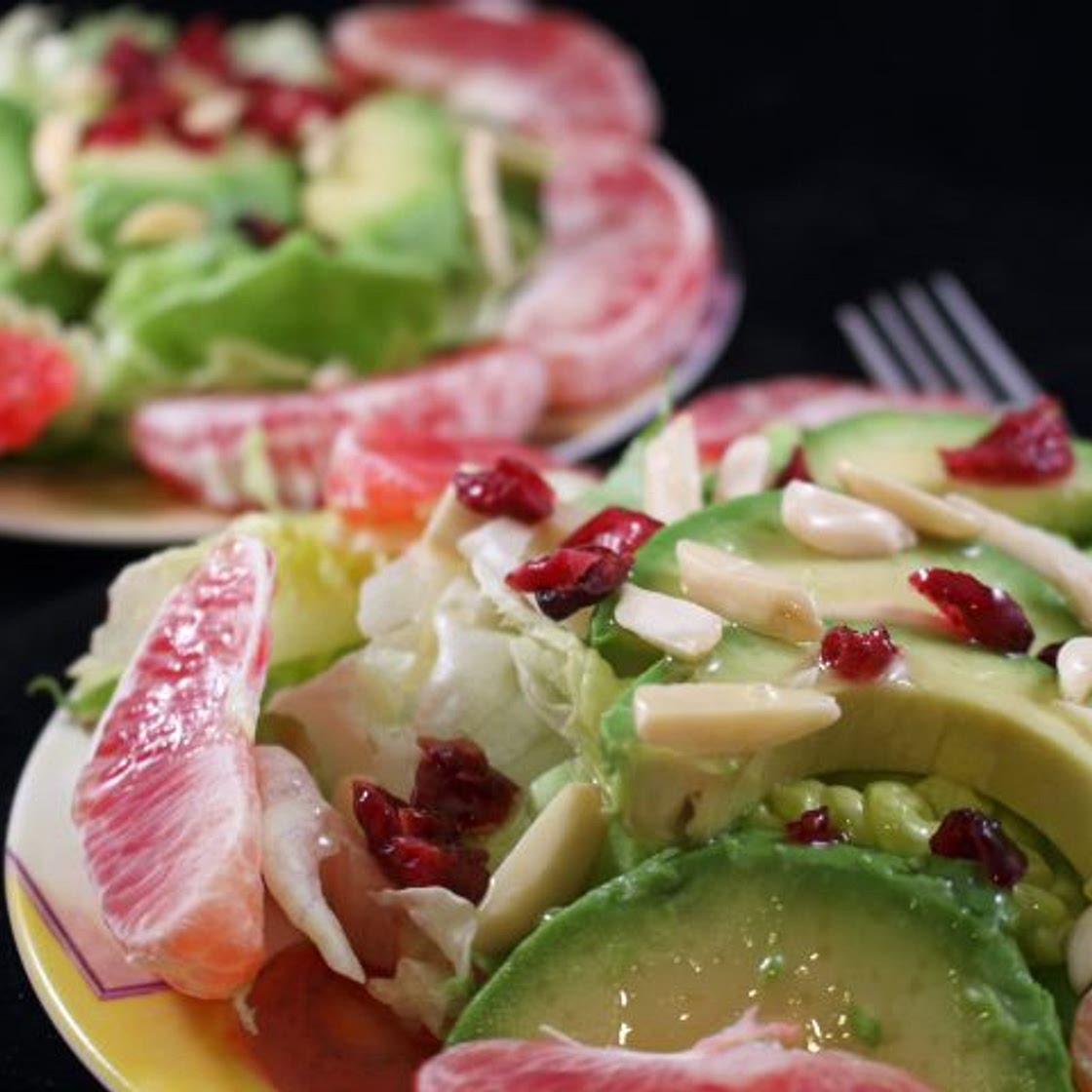Blood Orange Avocado Salad with Macadamia Nut Oil Dressing
