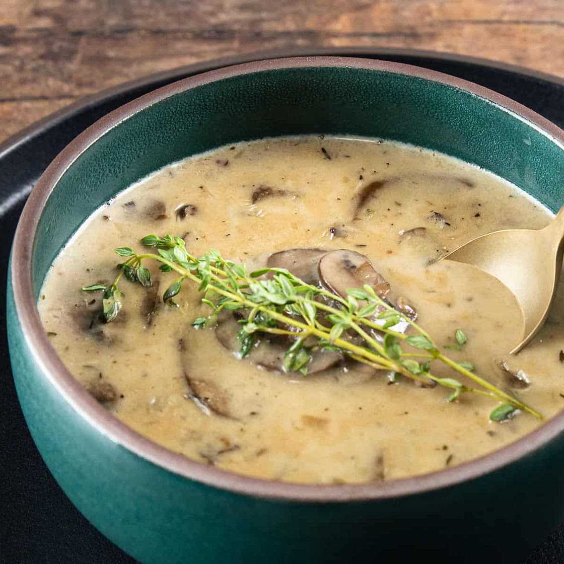 Instant Pot Mushroom Soup