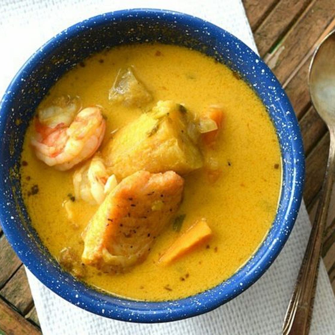 Tapado Costeño: Honduran Seafood and Coconut Milk Soup