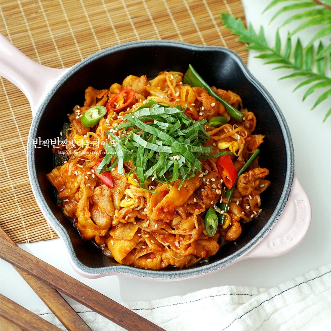 대패 콩불 레시피 양념 백종원 콩나물불고기 레시피