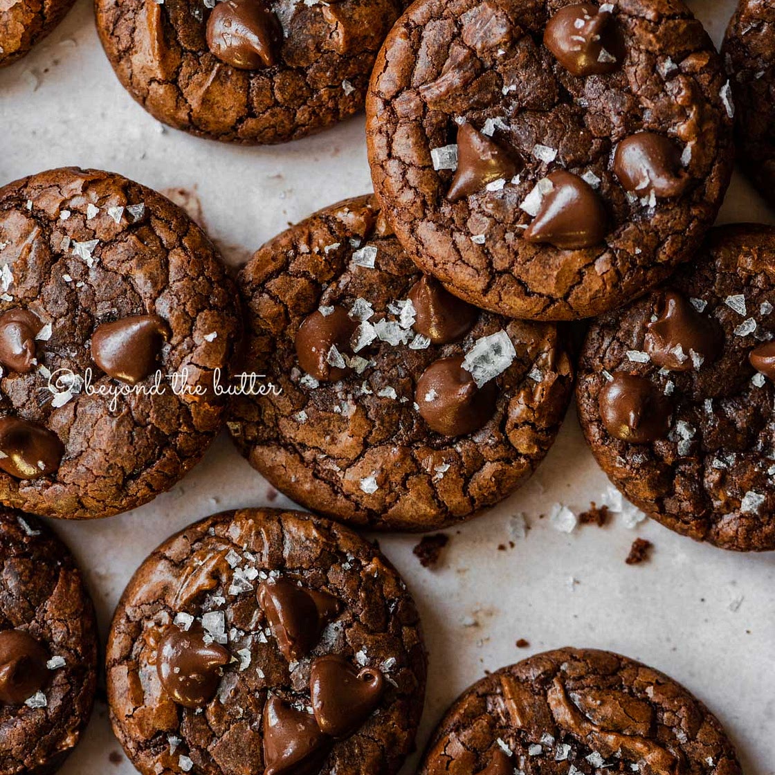 Salted Brownie Cookies