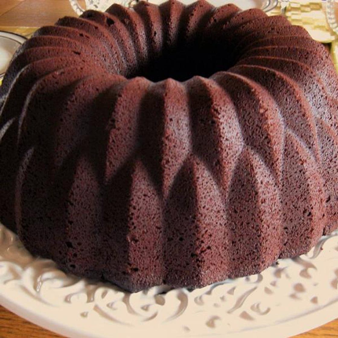 Receita de Bolo de chocolate com cacau em pó