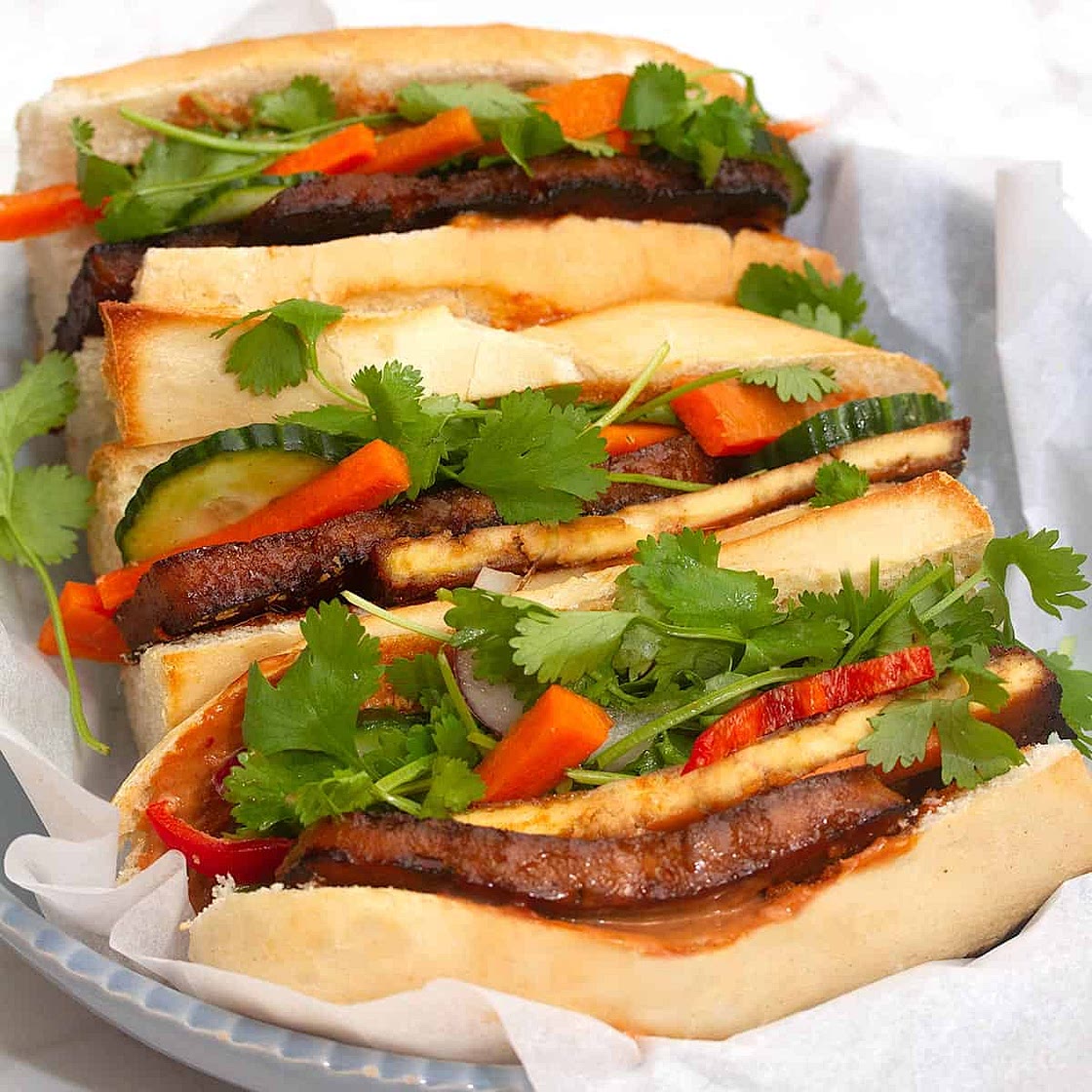 Lemongrass Tofu Banh Mi