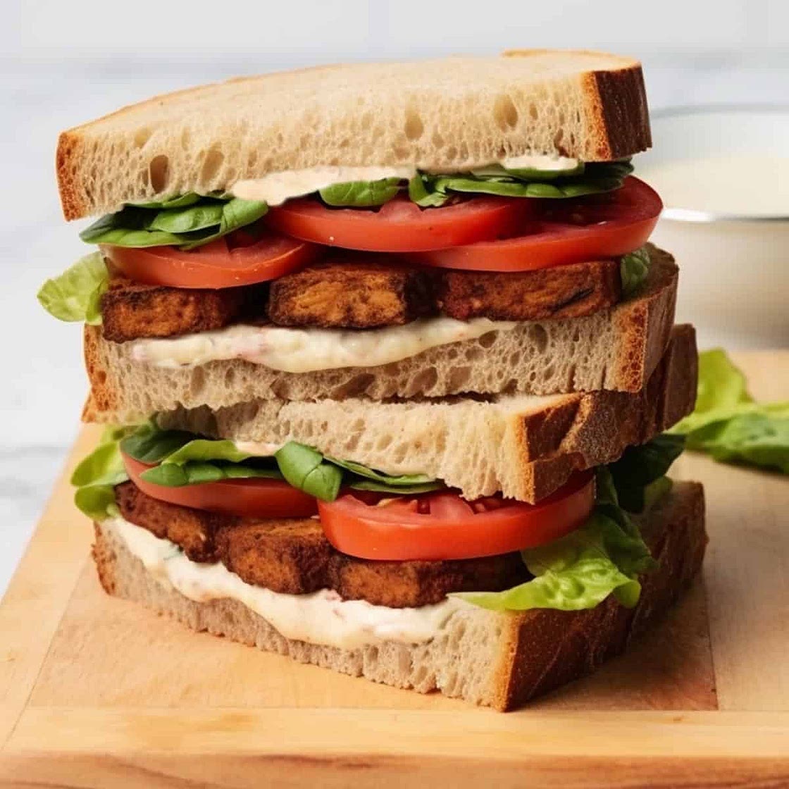 Vegan Tempeh Sandwich
