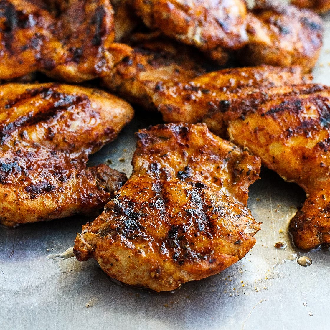 Spice-Rubbed Grilled Chicken