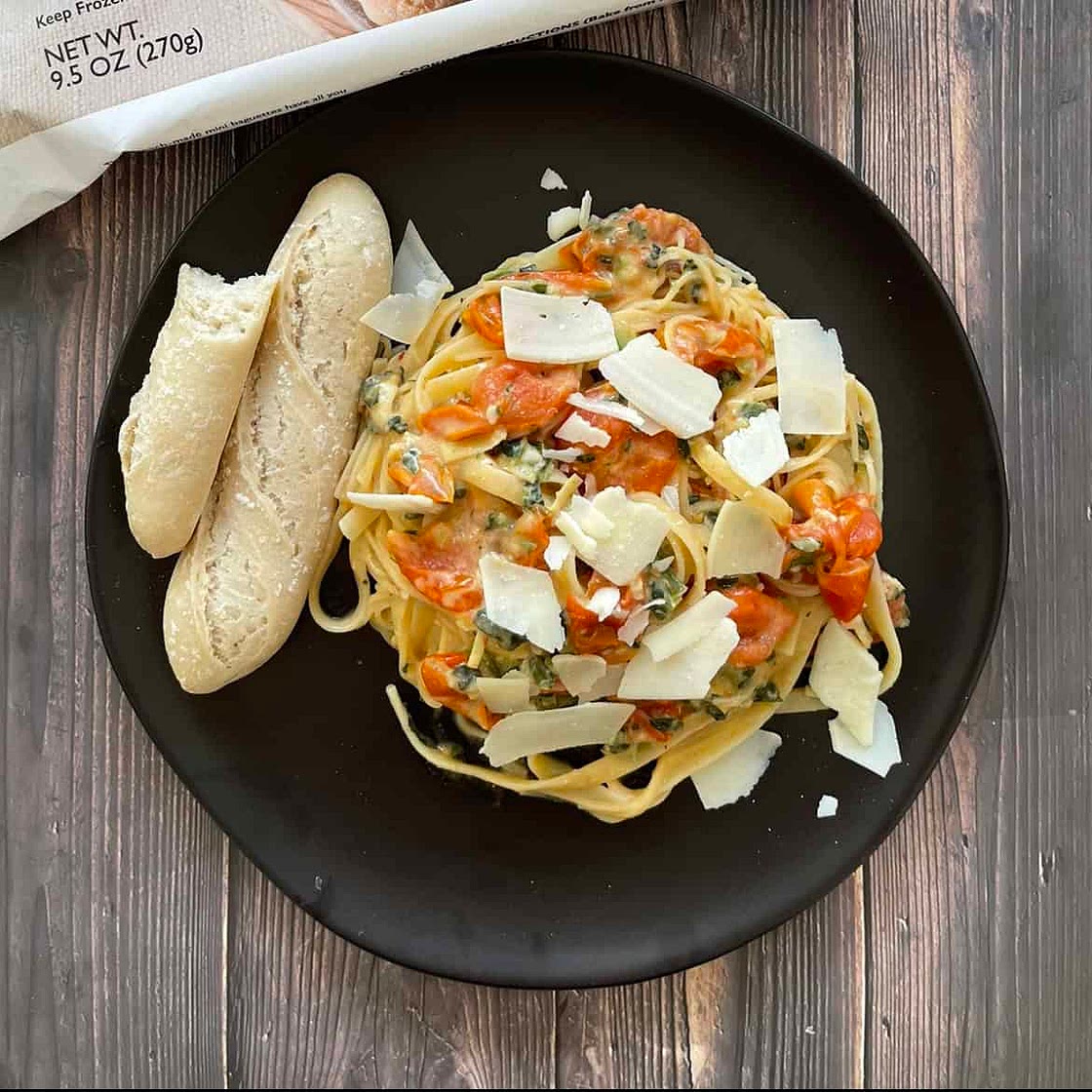 Spinach Artichoke Tomato Pasta