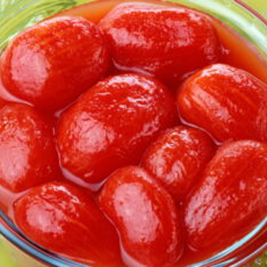 Conserves de tomates pelées