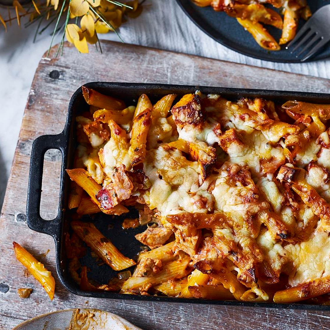Turkey pasta bake