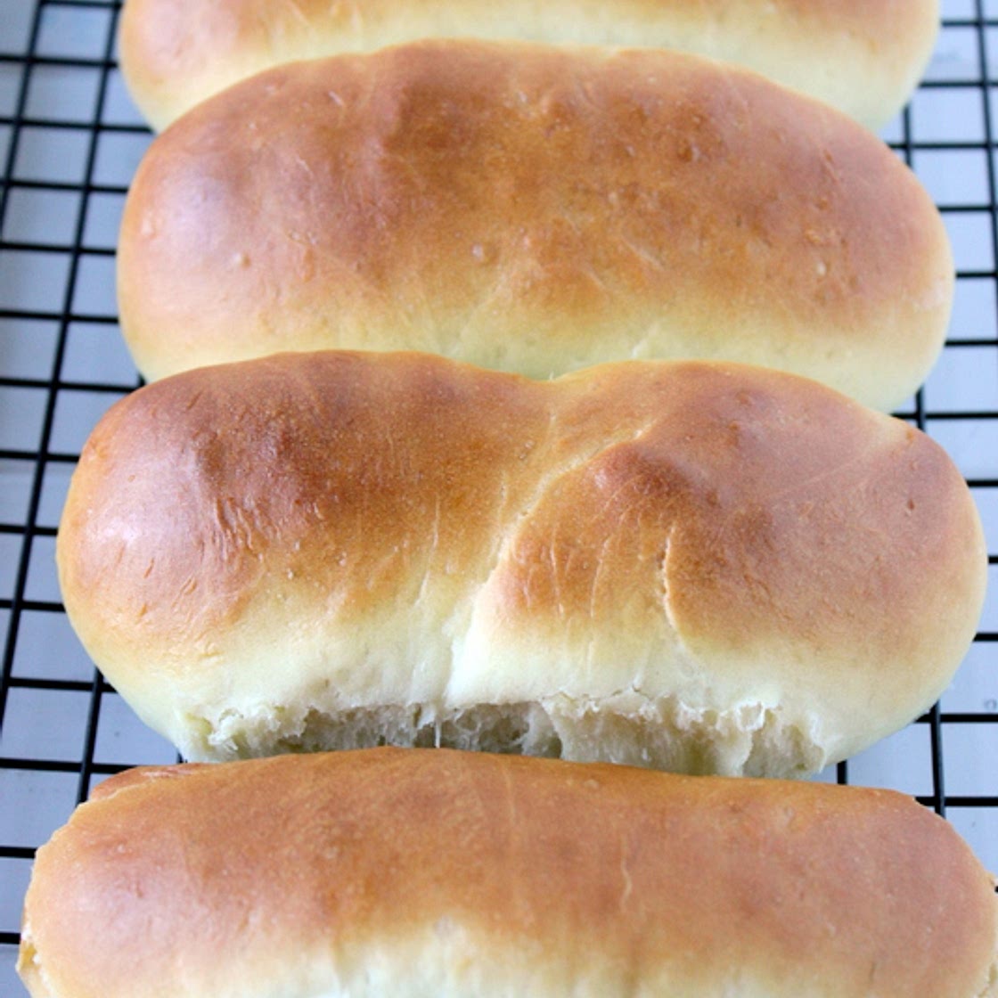 Homemade Hot Dog Buns